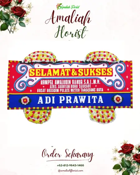Papan Bunga Ucapan Selamat Lebakgede